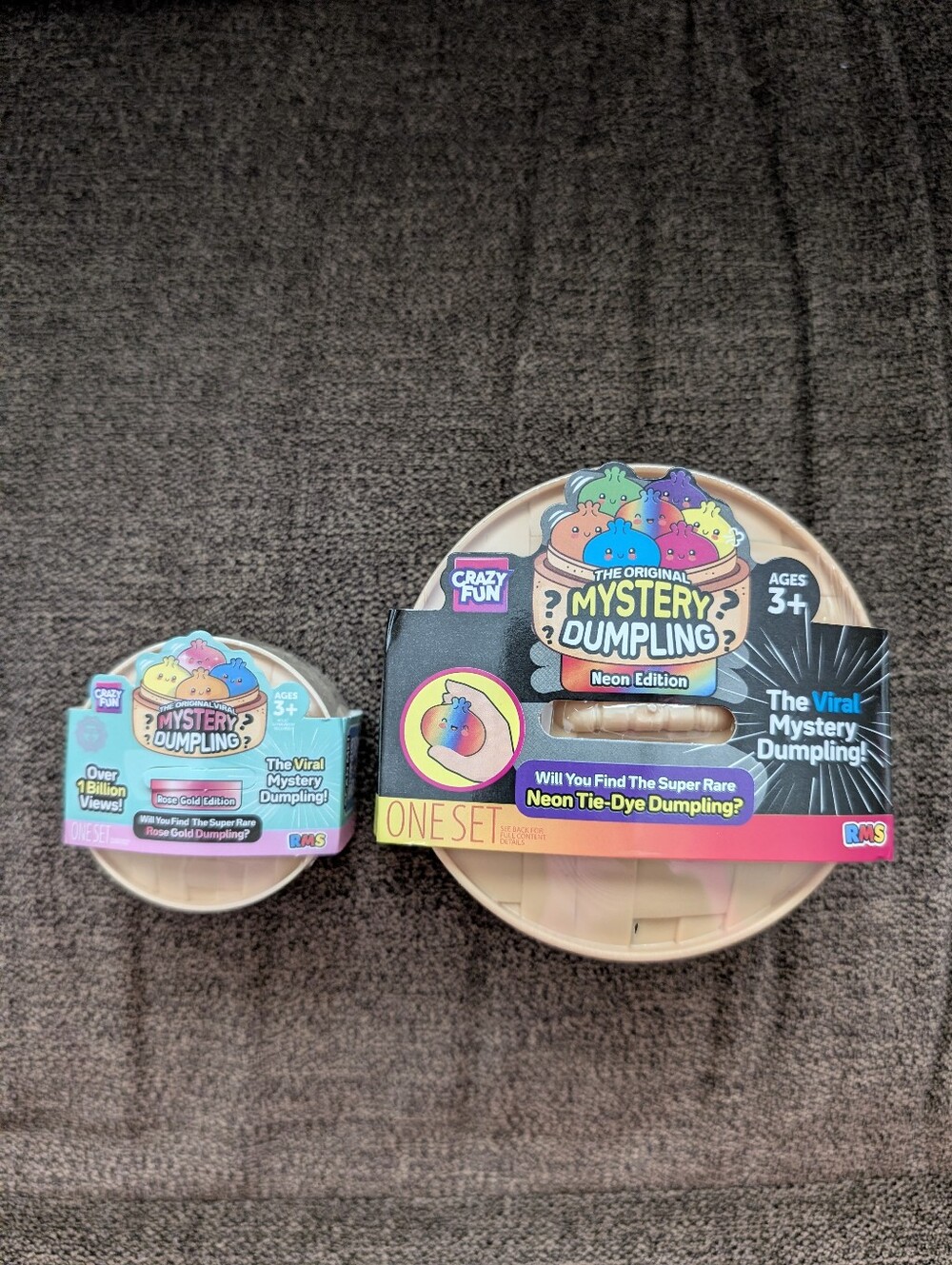 Mystery Dumpling Neon Tie Dye Edition& Mini Rose Gold Edition